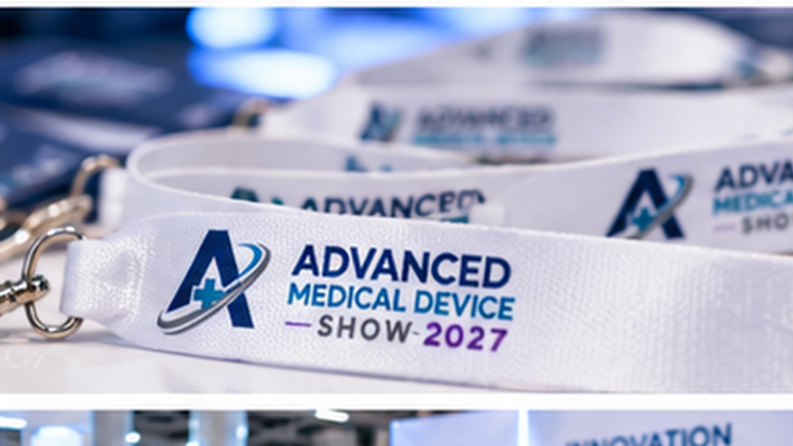 Advanced Medical Device Show Lanyard sponsorship illustration